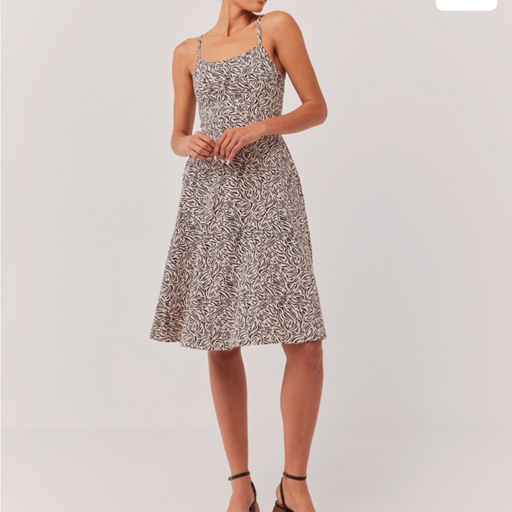 Pact Fit & Flare Organic Cotton Dress